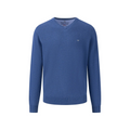 Fynch Hatton V-Neck Pullover HE / Steel / 3XL Pánský