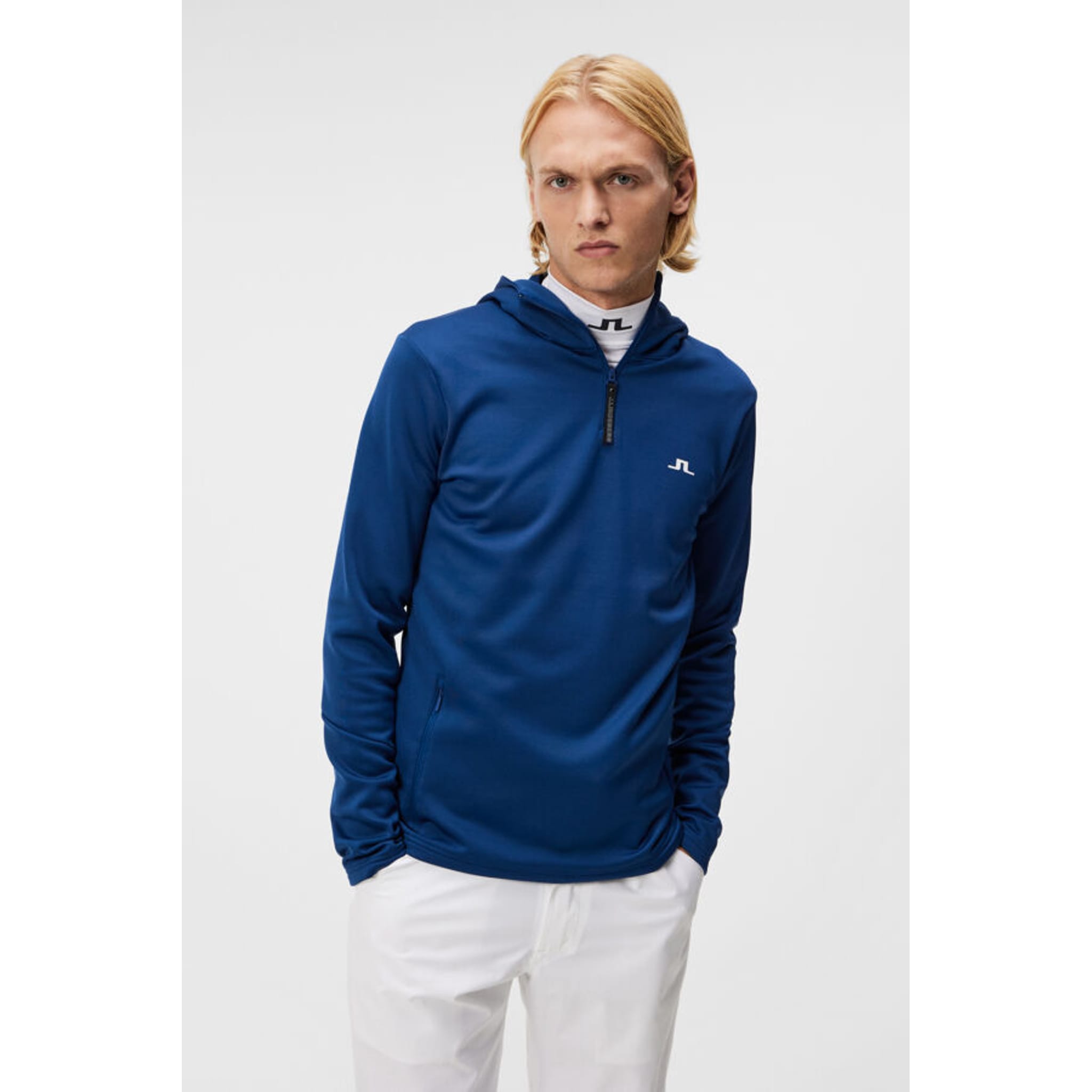 J. Lindeberg Aerial Quarter Hood Herren Estate Blue Herren