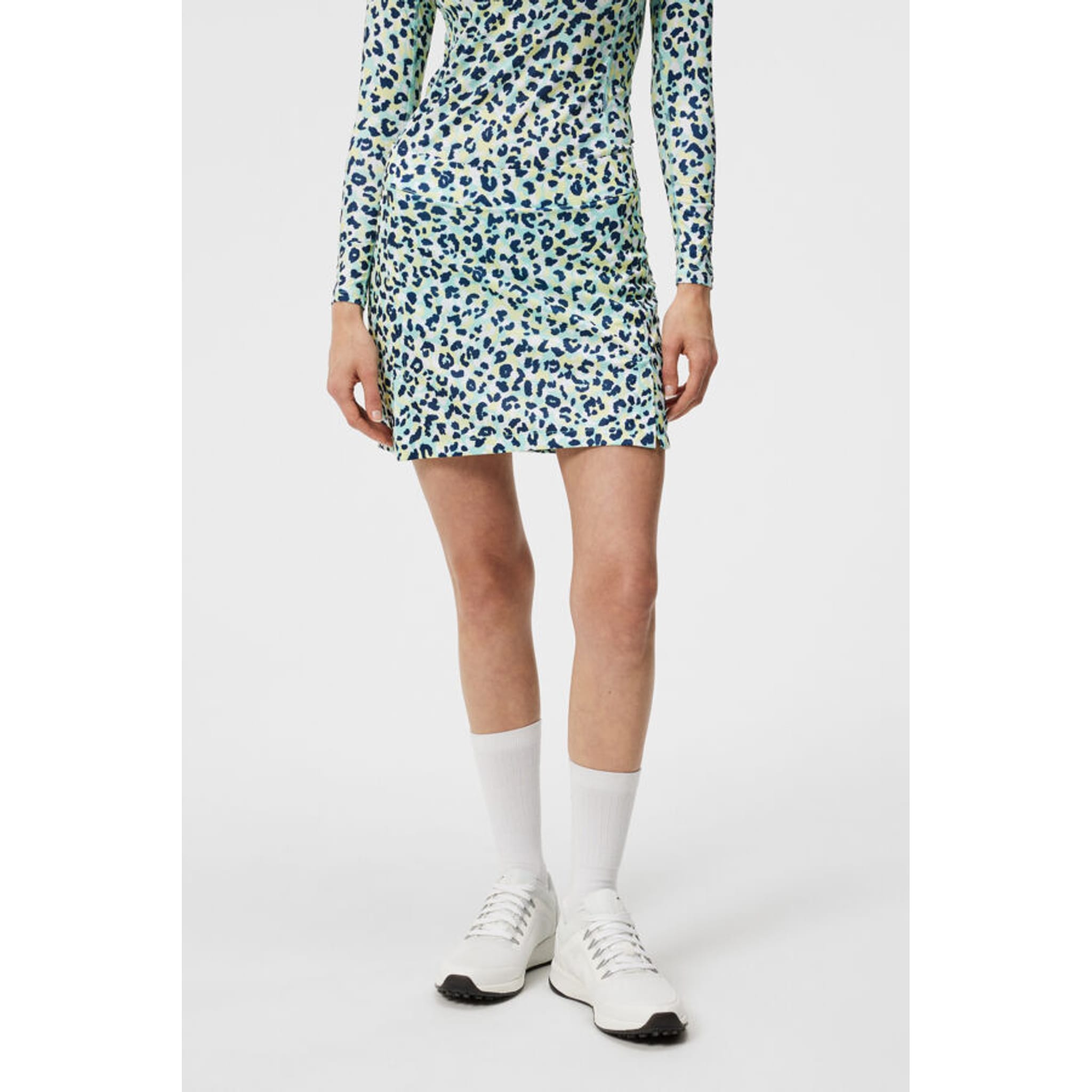 J. Lindeberg Amelie Mid Leo Print Skort pro dámy