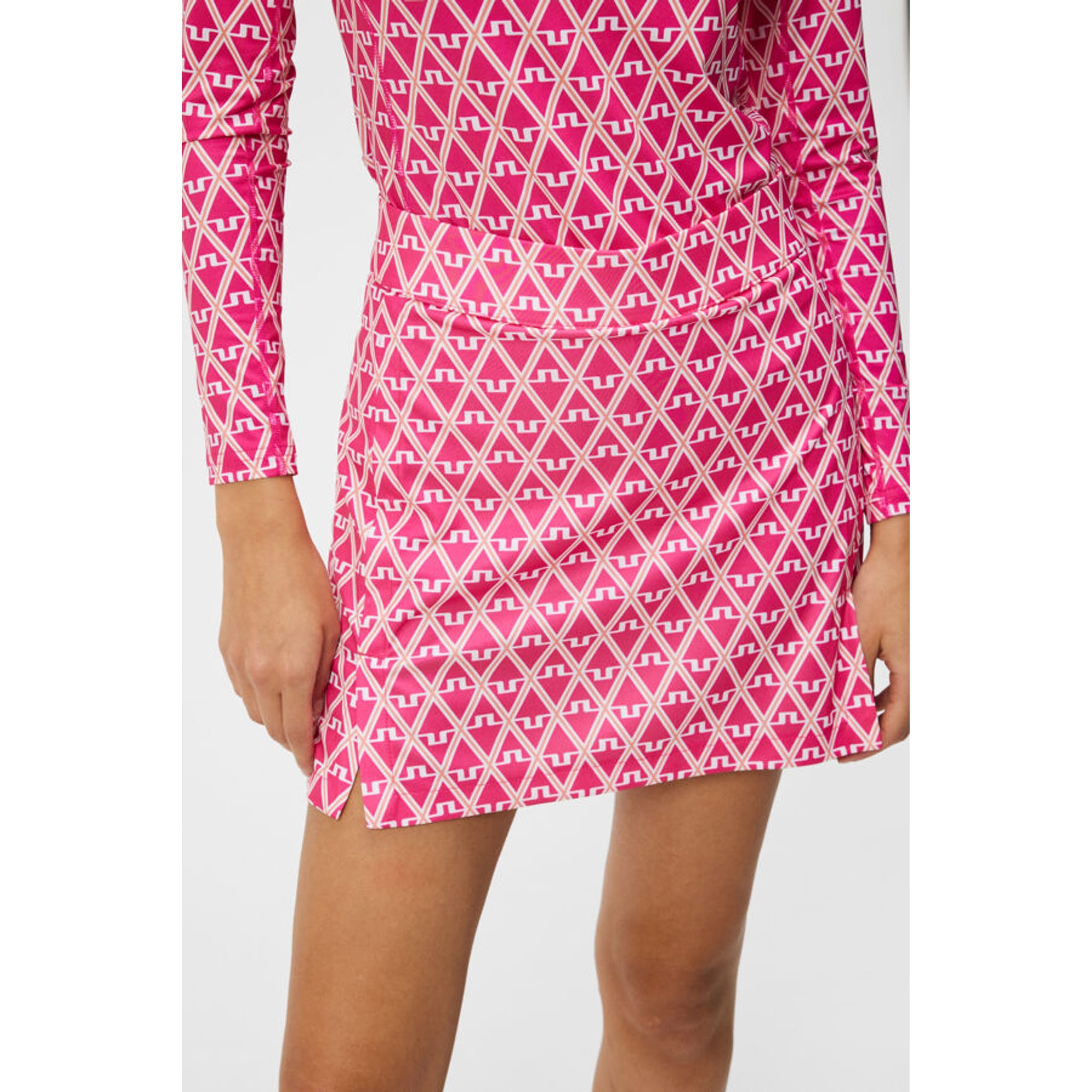 J. Lindeberg Amelie Mid Leo Print Skort pro dámy