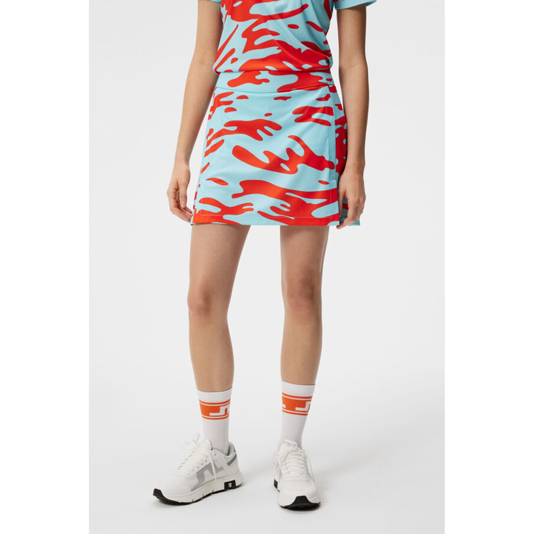 J. Lindeberg Amelie Mid Leo Print Skort pro dámy