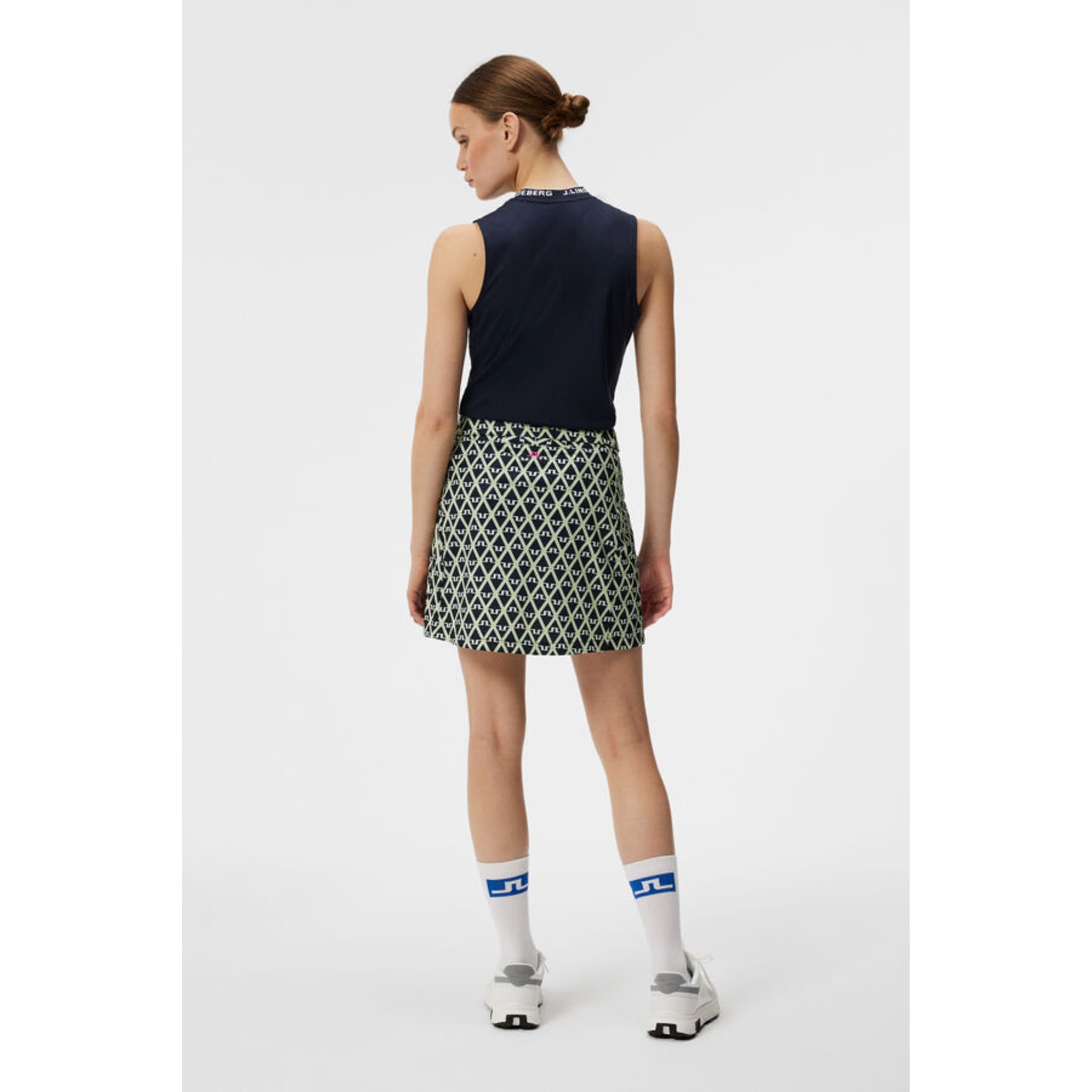 J. Lindeberg Amelie Mid Leo Print Skort pro dámy