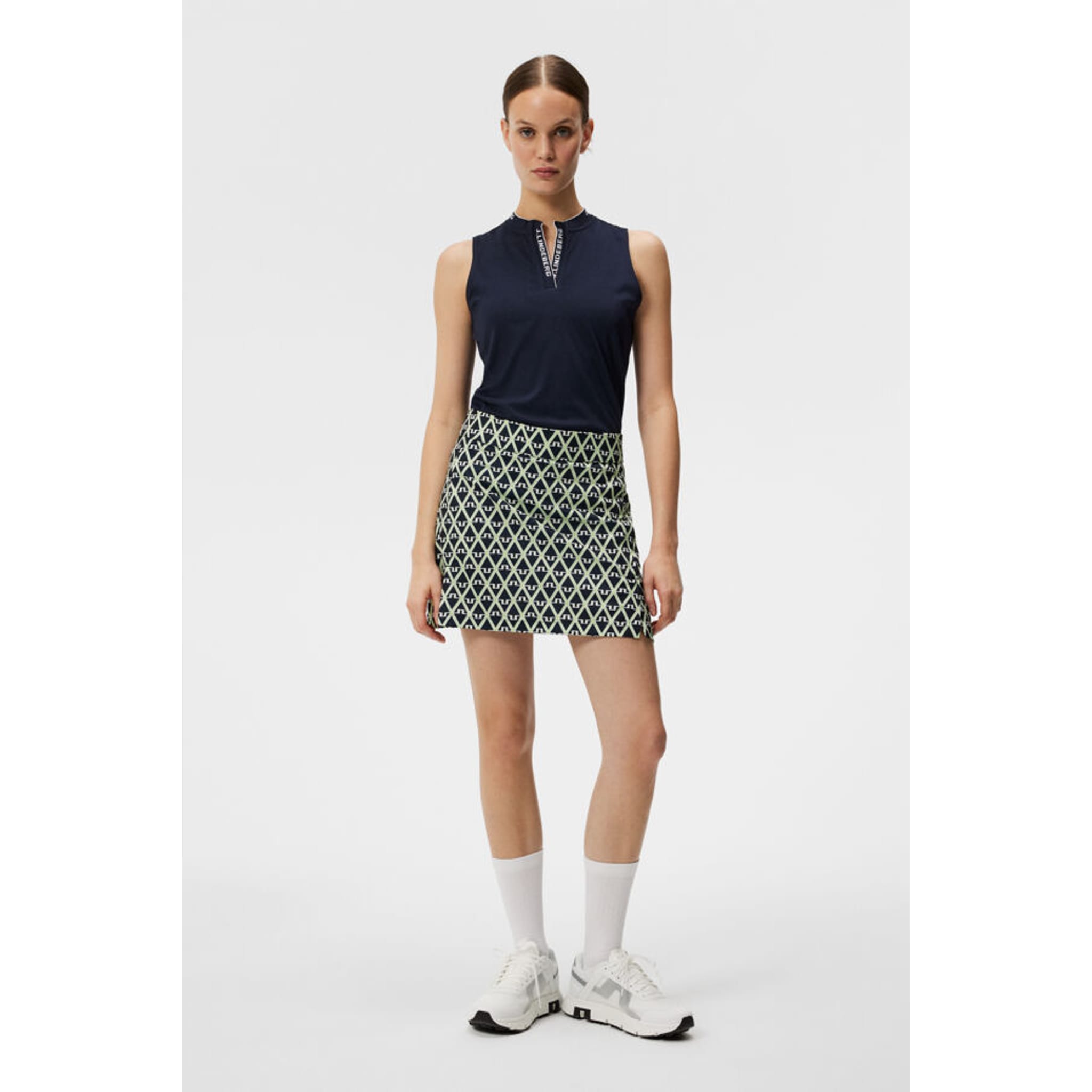 J. Lindeberg Amelie Mid Leo Print Skort pro dámy