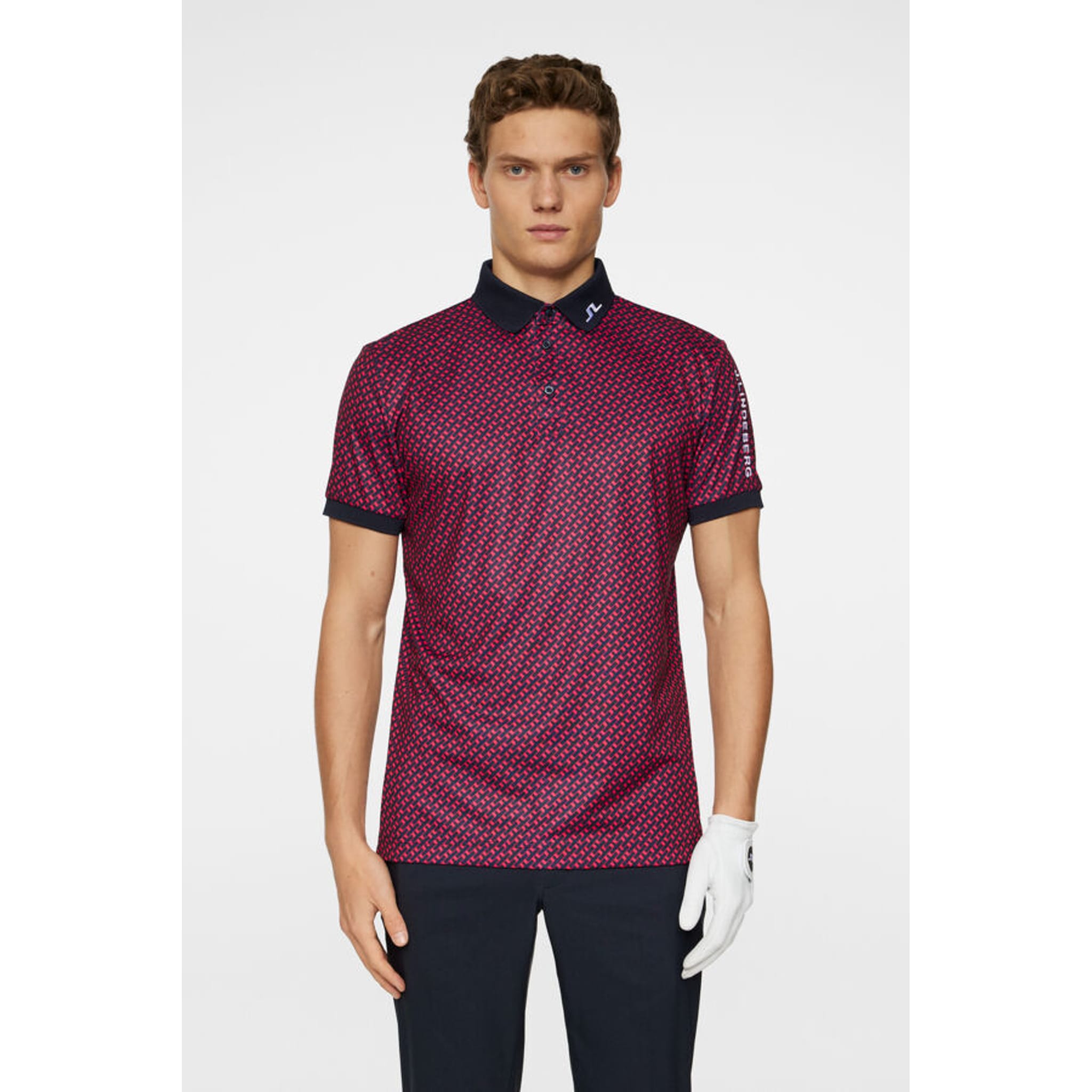 J. Lindeberg Tour Tech Print Polo